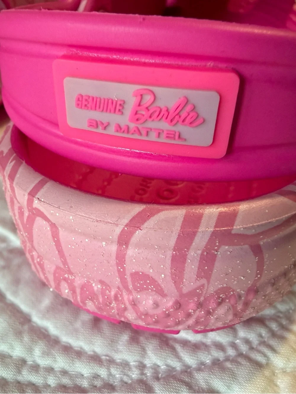 Barbie Pink Jibbitz-Style Kids Clogs with Fun Charms